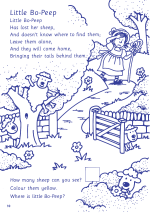 Nursery Rhymes and Activities Book 2 Inner Page